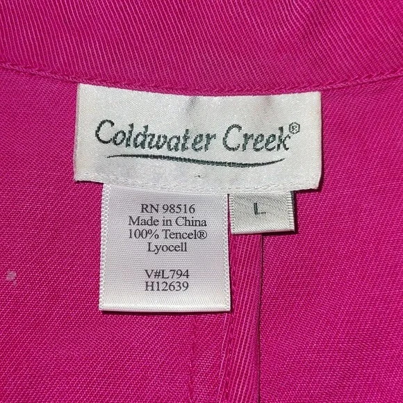 VTG Coldwater Creek lightweight jean blazer jacket - Picture 6 of 6